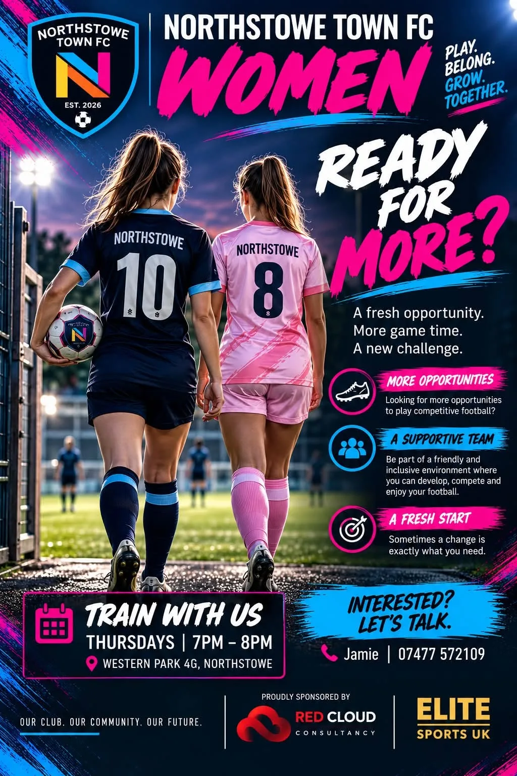 Northstowe Town FC - Trials flyer